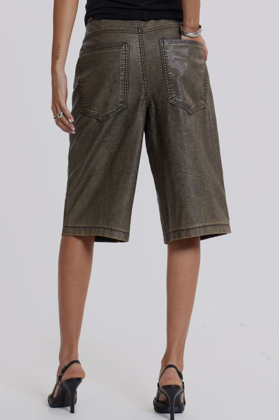 Jaded London Brecken Pu Jorts | Jorts