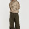 Jaded London Khaki Parachute Cargo Pants | Trousers & Pants