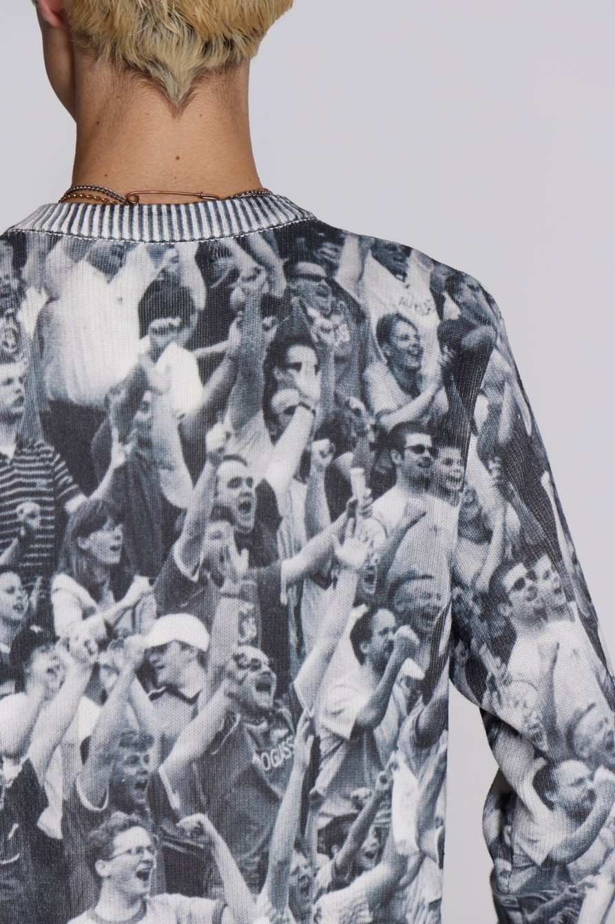 Jaded London Crowd Print Jumper | Knitwear