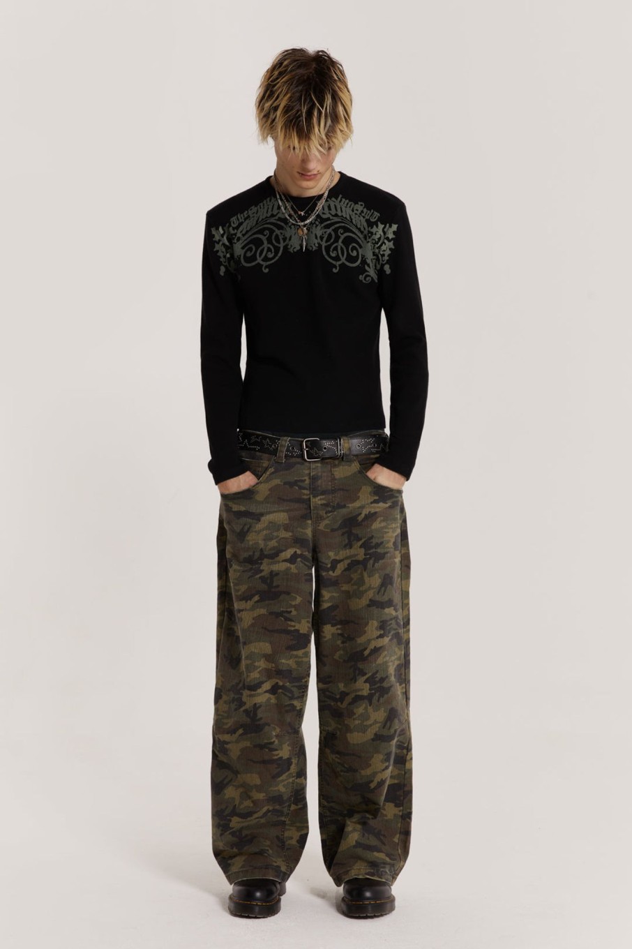 Jaded London Camo Colossus Baggy Jeans | Jeans