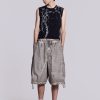 Jaded London Stone Oil Wash Parachute Shorts | Shorts & Jorts