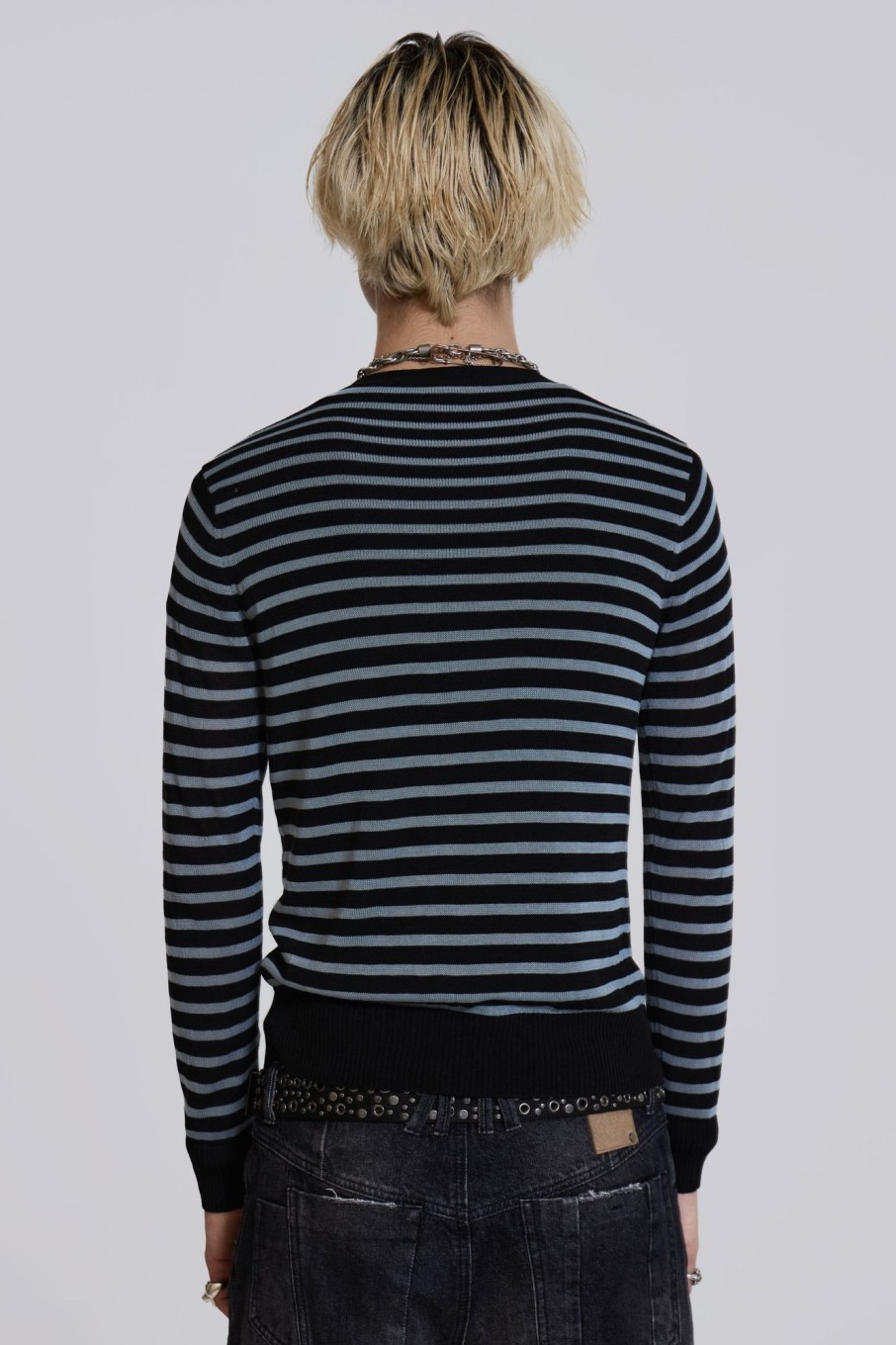 Jaded London Sid Stripe Cardigan | Knitwear