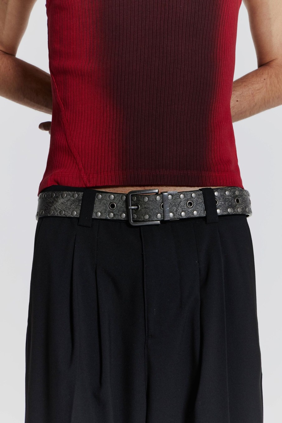 Jaded London Busted Stud Belt | Accessories