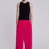 Jaded London Hot Pink Velour Monster Joggers | Loungewear