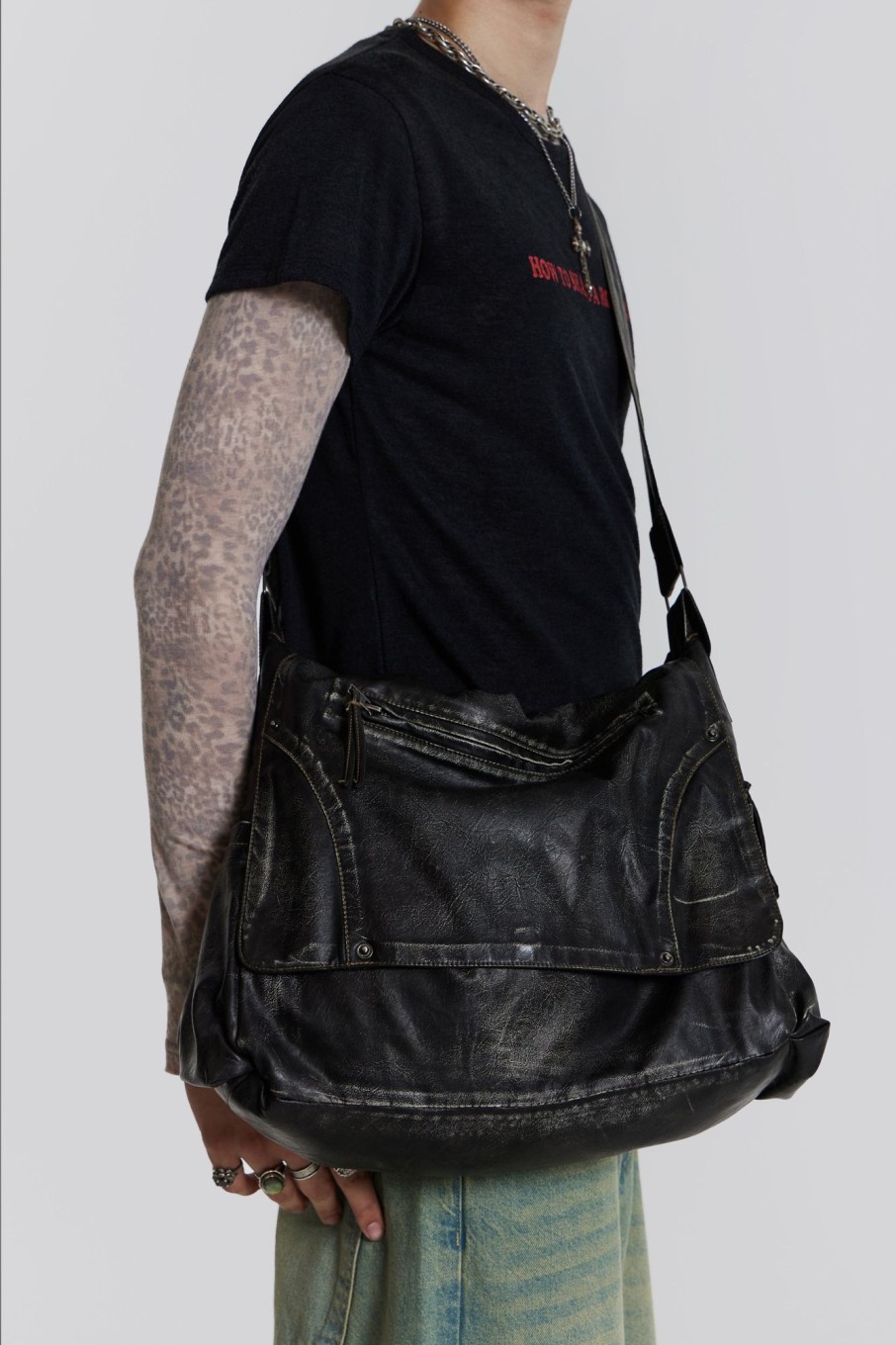 Jaded London Ash Messenger Bag | Accessories