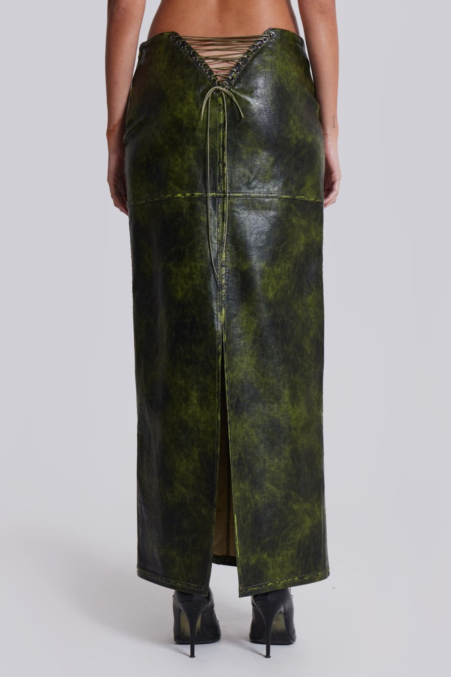 Jaded London Venom Faux Leather Maxi Skirt | Maxi Skirts