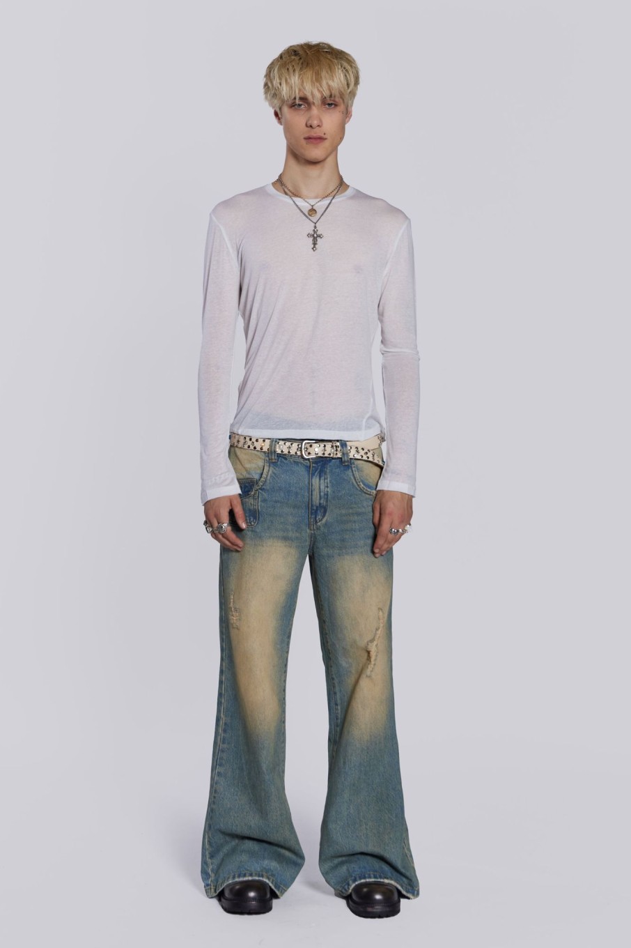 Jaded London Sandwash Blaze Jeans | Jeans