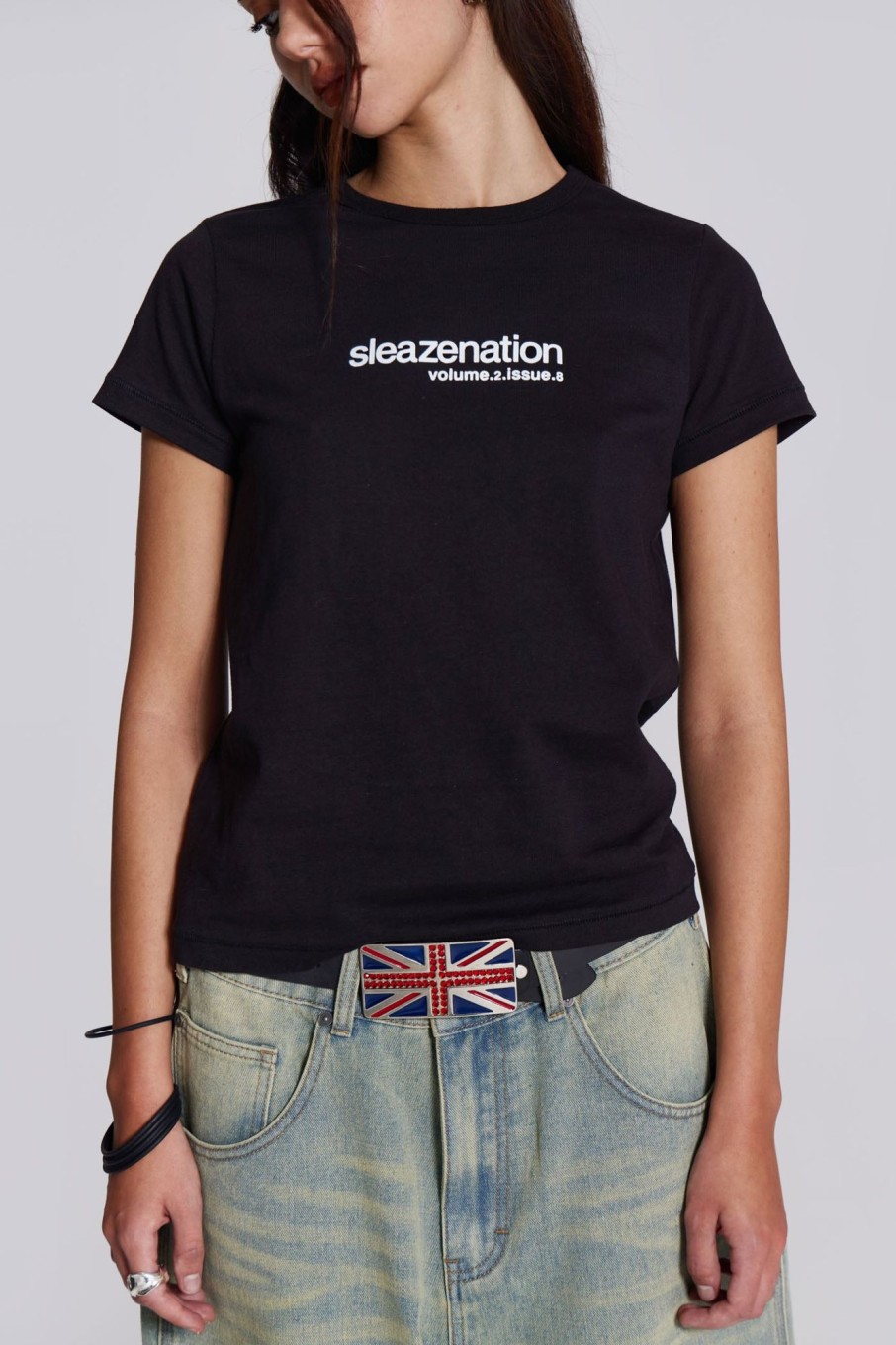 Jaded London Black How Are You? Tee | T-Shirts