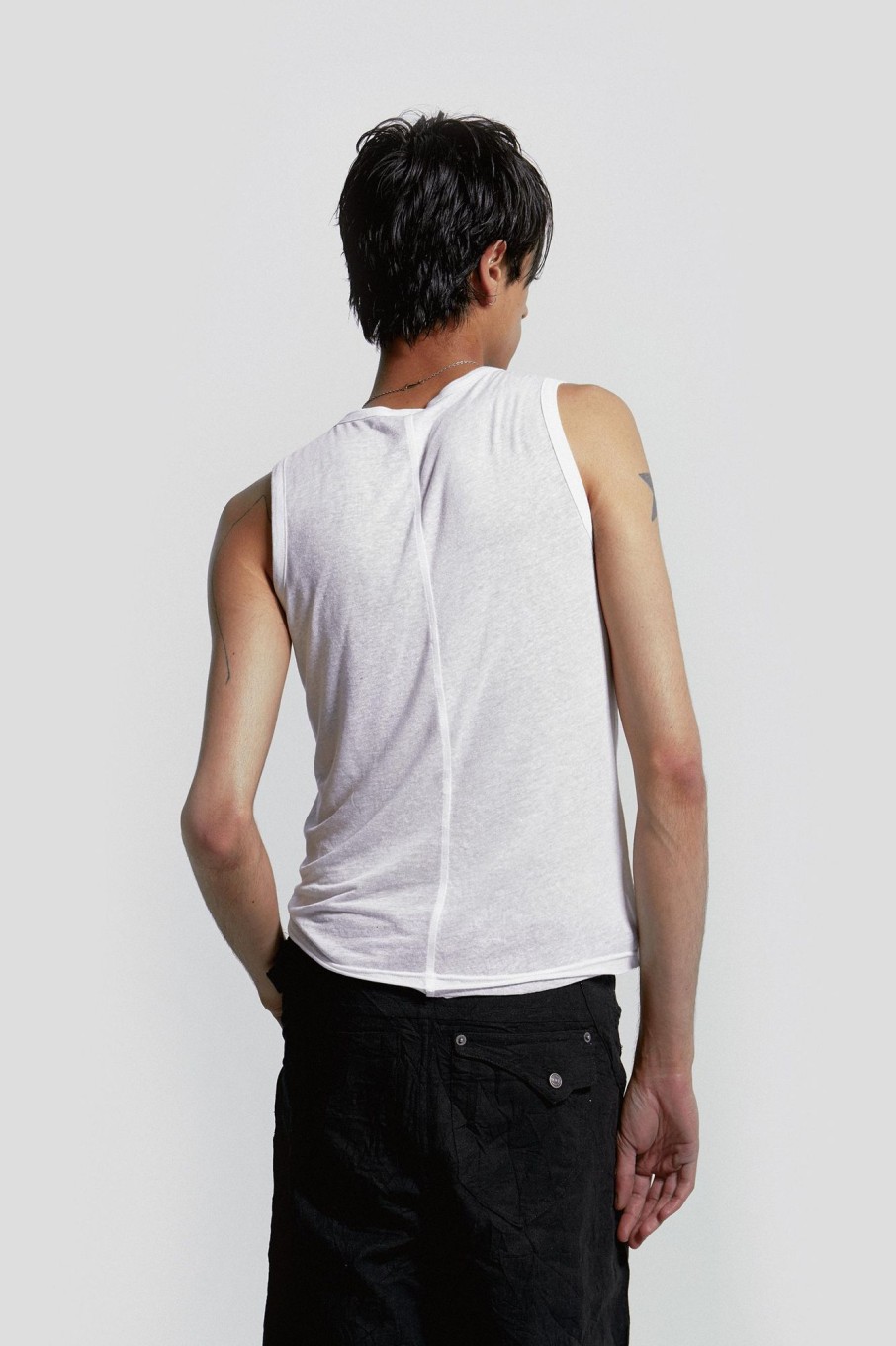 Jaded London White Mist Vest | Basics