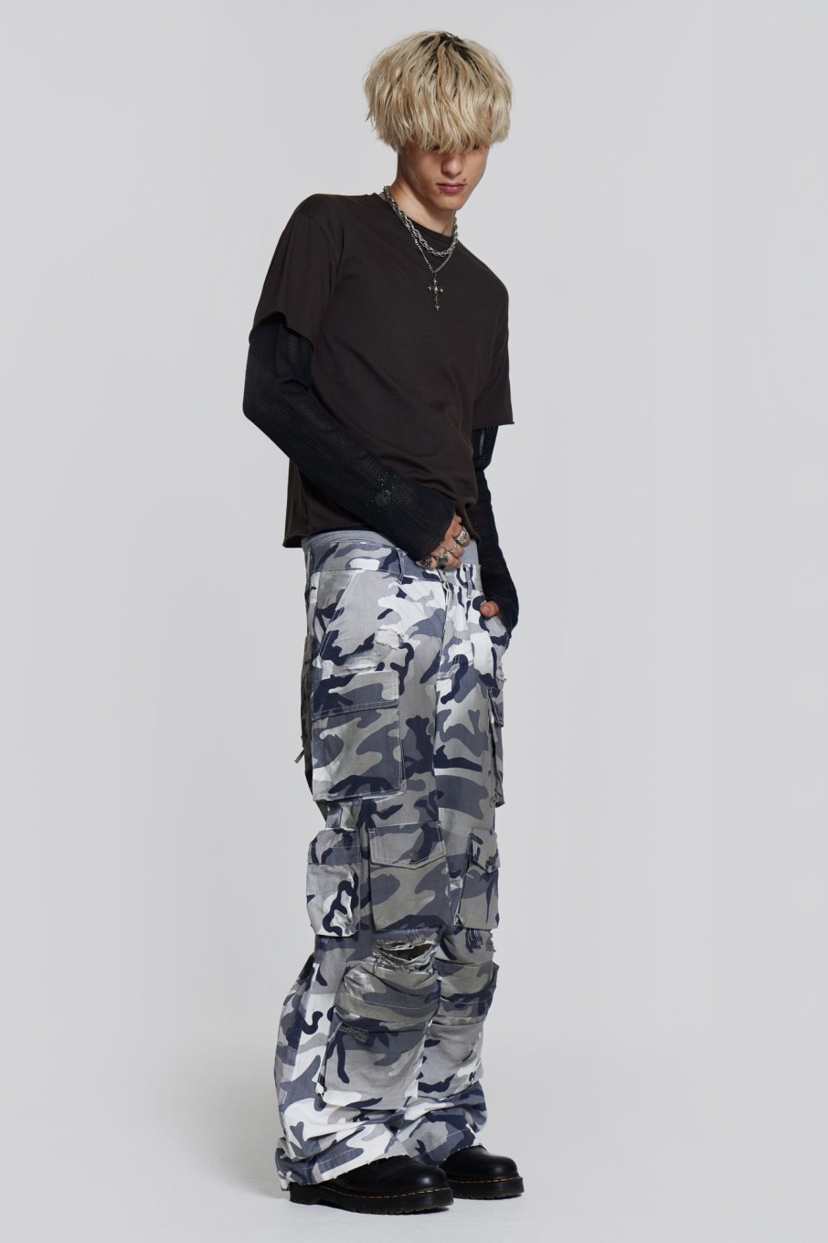 Jaded London Siberia Camo Cargos | Colossus Jeans