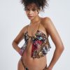 Jaded London Antoinette Sheer Panel Bikini Top | All Bikinis