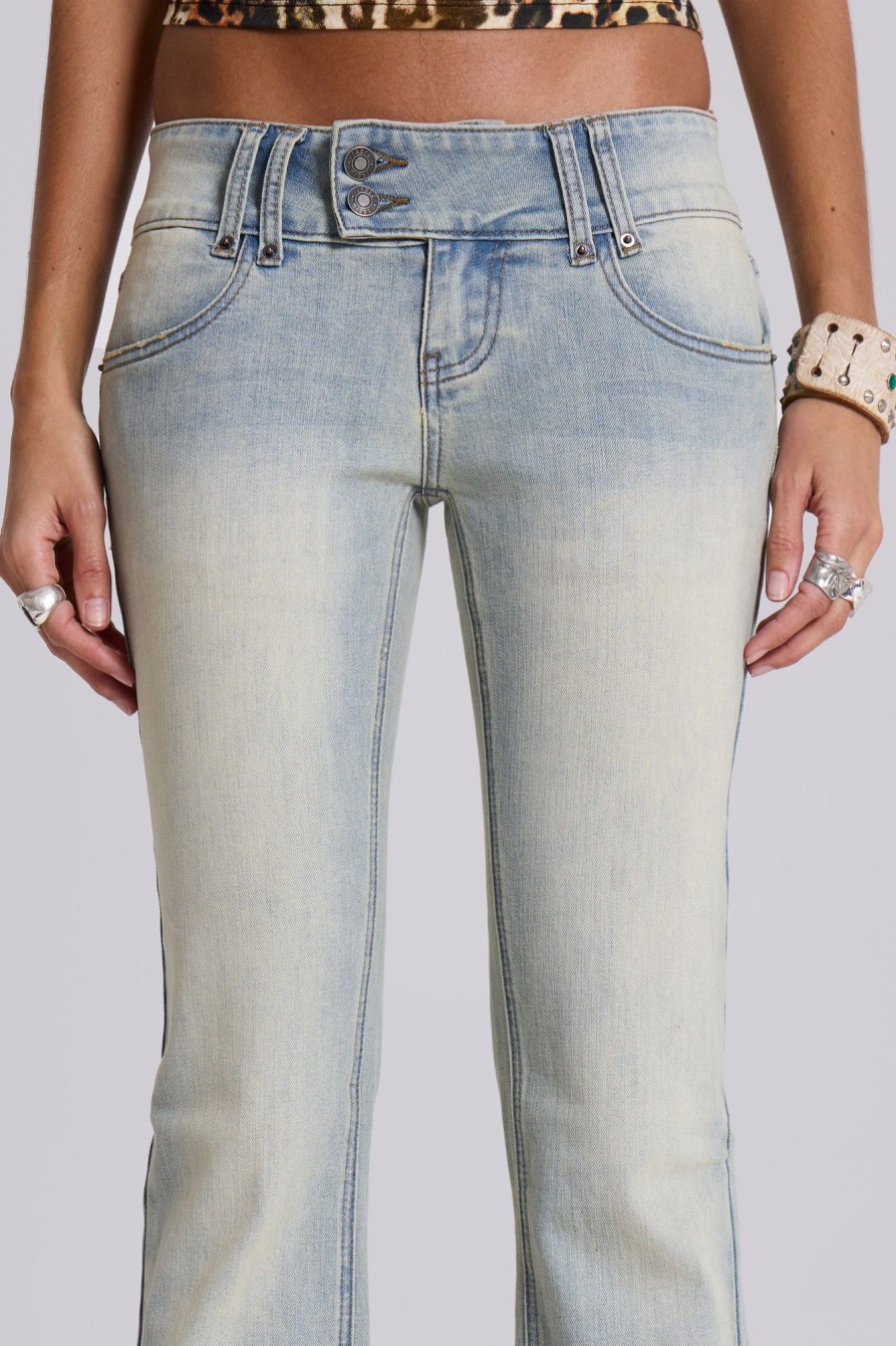 Jaded London Light Wash Thirteen Jeans | Jeans