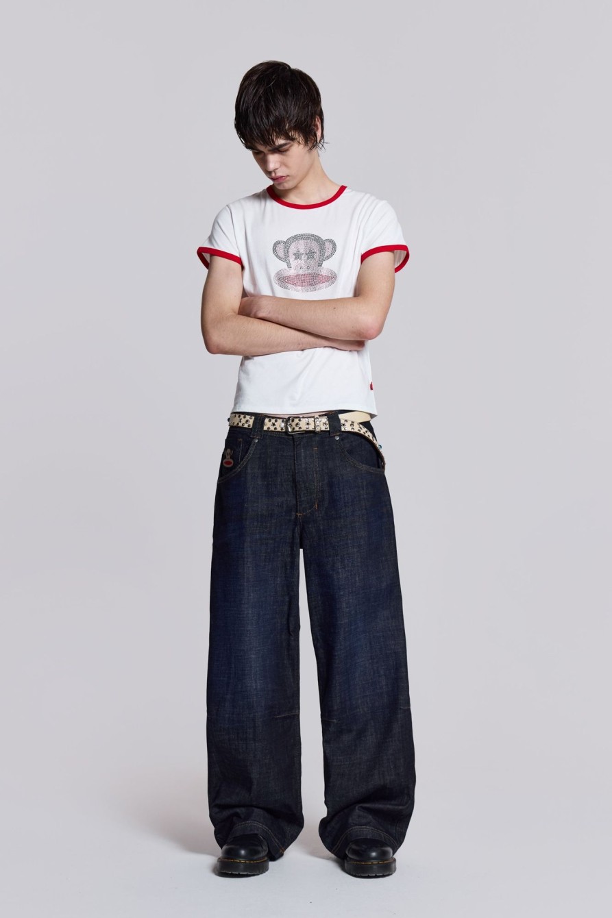 Jaded London Paul Frank Spell Out Colossus Jeans | Jeans