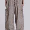 Jaded London Stone Oil Wash Parachute Pants | Cargo Pants