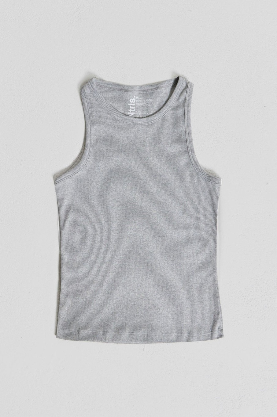 Jaded London Ntrls Grey Rib Vest | Basics