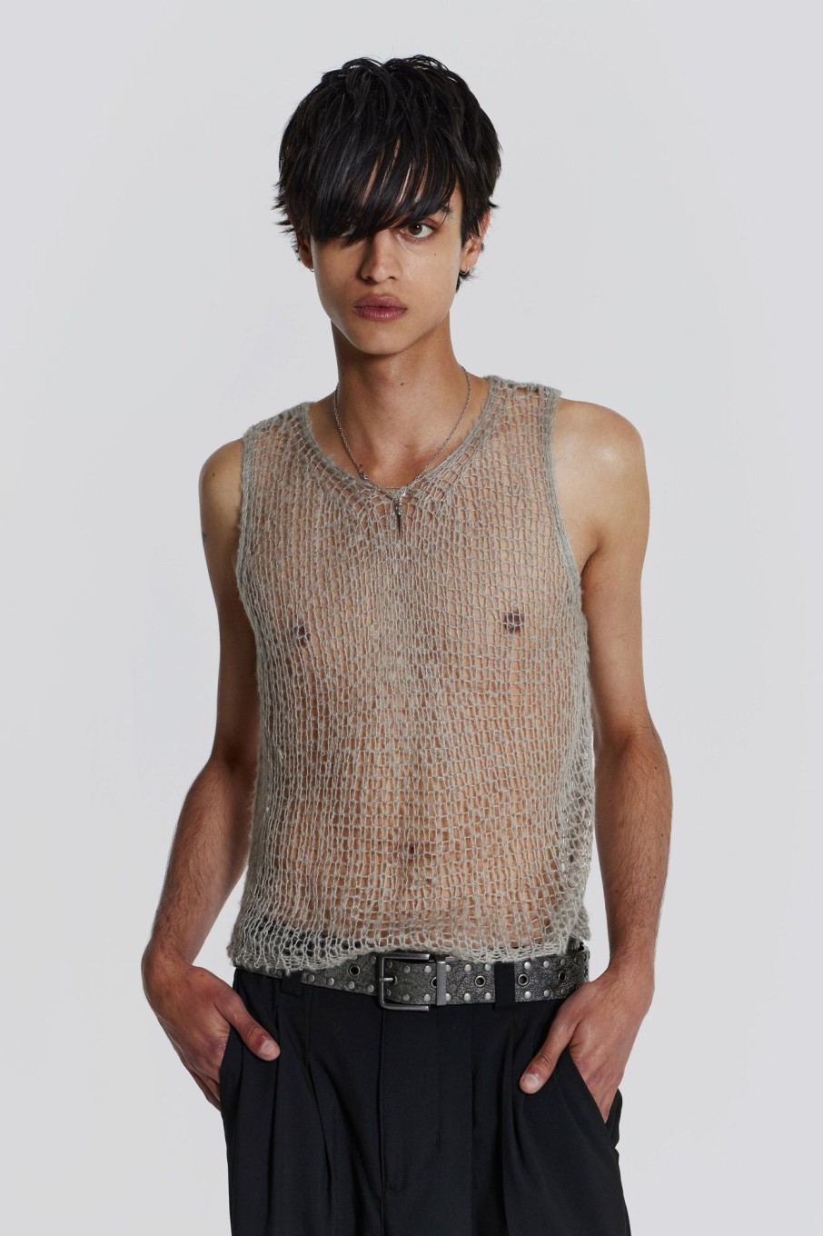 Jaded London Dust Knit Tank | Knitwear