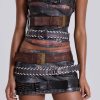 Jaded London Belted Faux Leather Mini Skirt | Mini Skirts