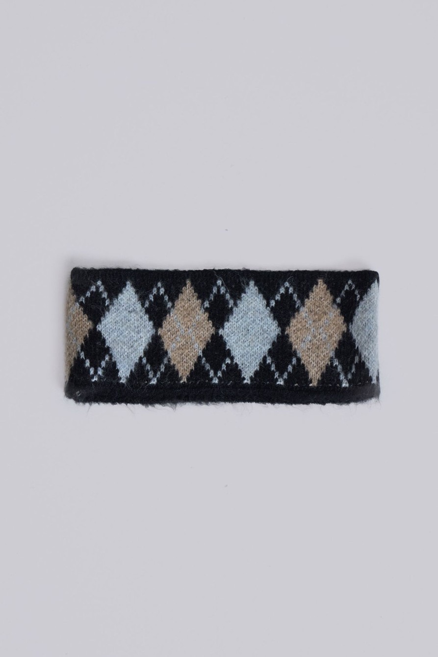 Jaded London Clara Argyle Knit Headband | Accessories