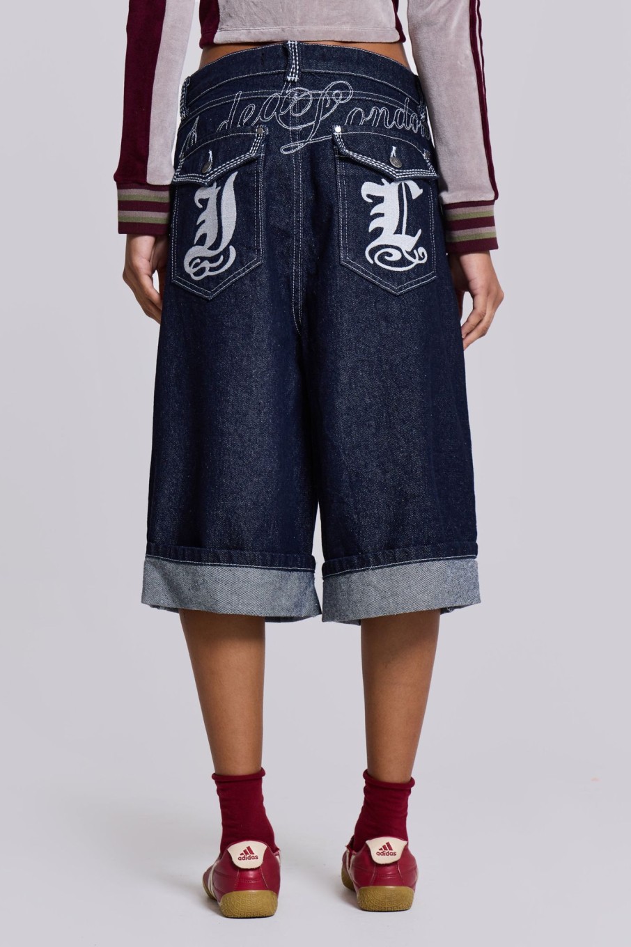 Jaded London Sonic J-L Indigo Jorts | Jorts