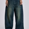 Jaded London Sandblast Blue Wash Colossus Jeans | Baggy Jeans