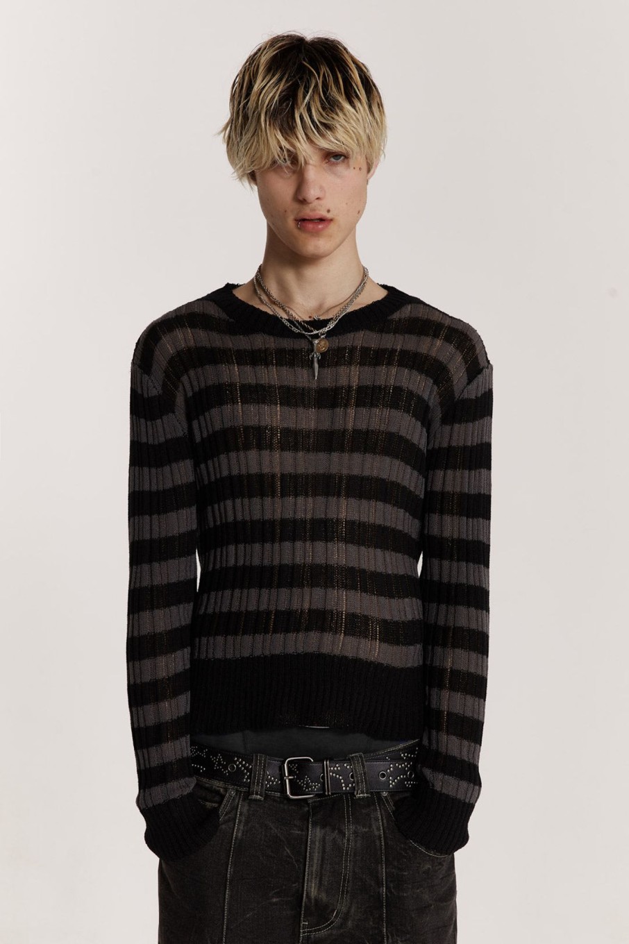 Jaded London Striped Eclipse Jumper | Knitwear