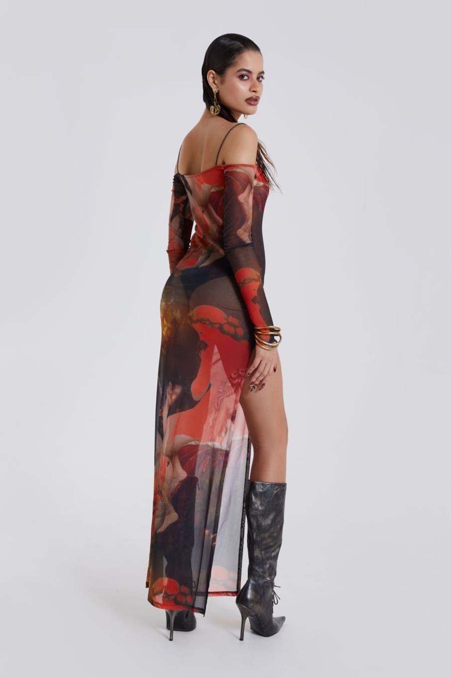 Jaded London Valencia Print Maxi Dress | Maxi Dresses