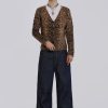 Jaded London Leopard Chuck Cardigan | Knitwear