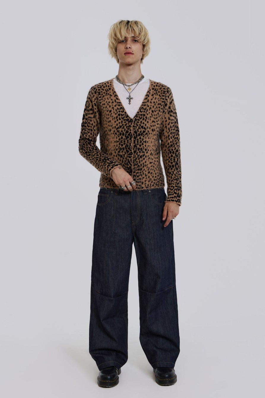 Jaded London Leopard Chuck Cardigan | Knitwear