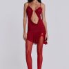 Jaded London Scarlett Red Mini Fatale Dress | Mini Dresses