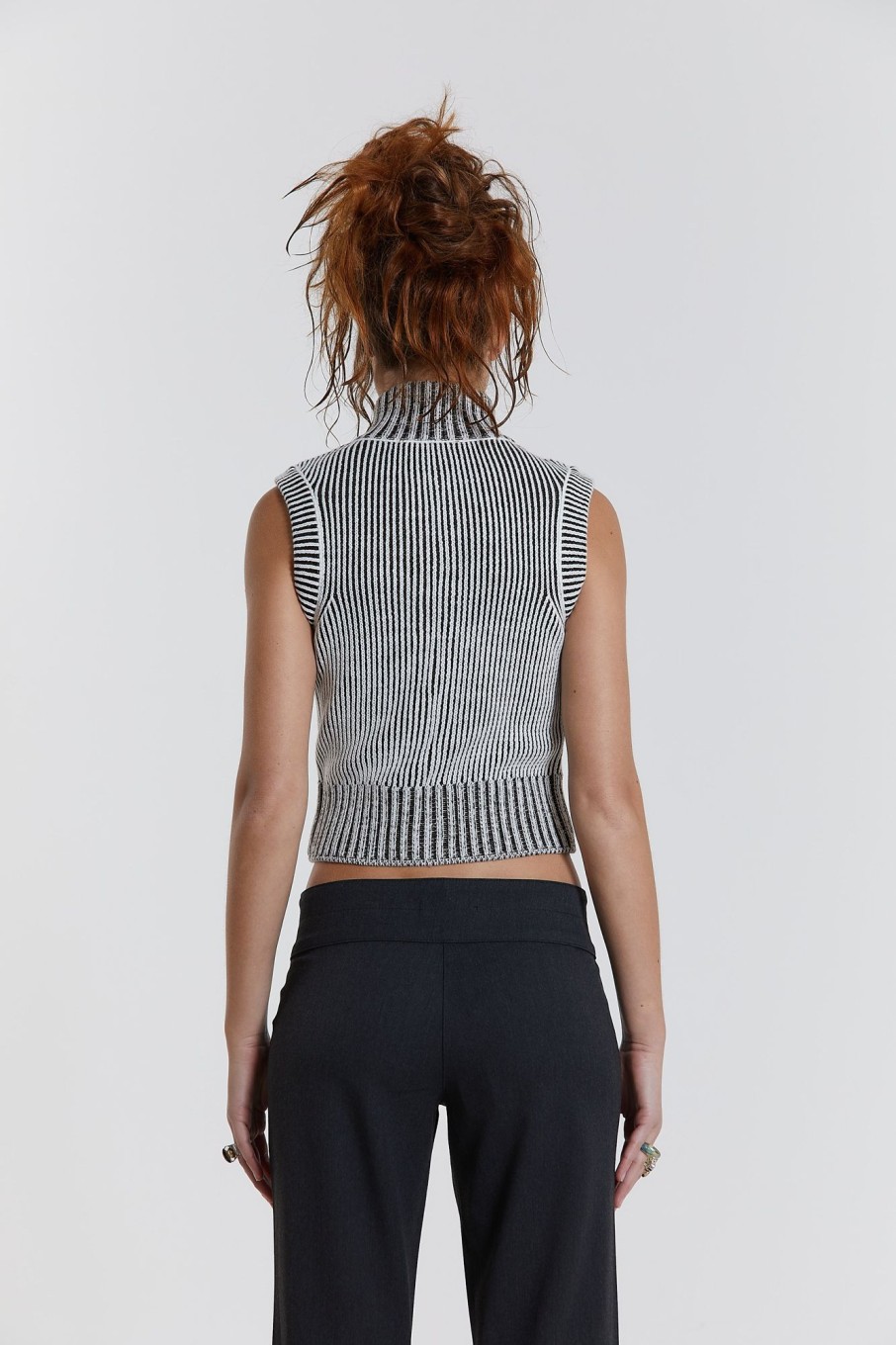 Jaded London Maddox Sleeveless Knitted Top | Knitwear