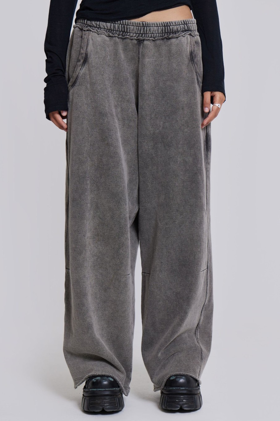 Jaded London Chrome Wash Monster Joggers | Loungewear