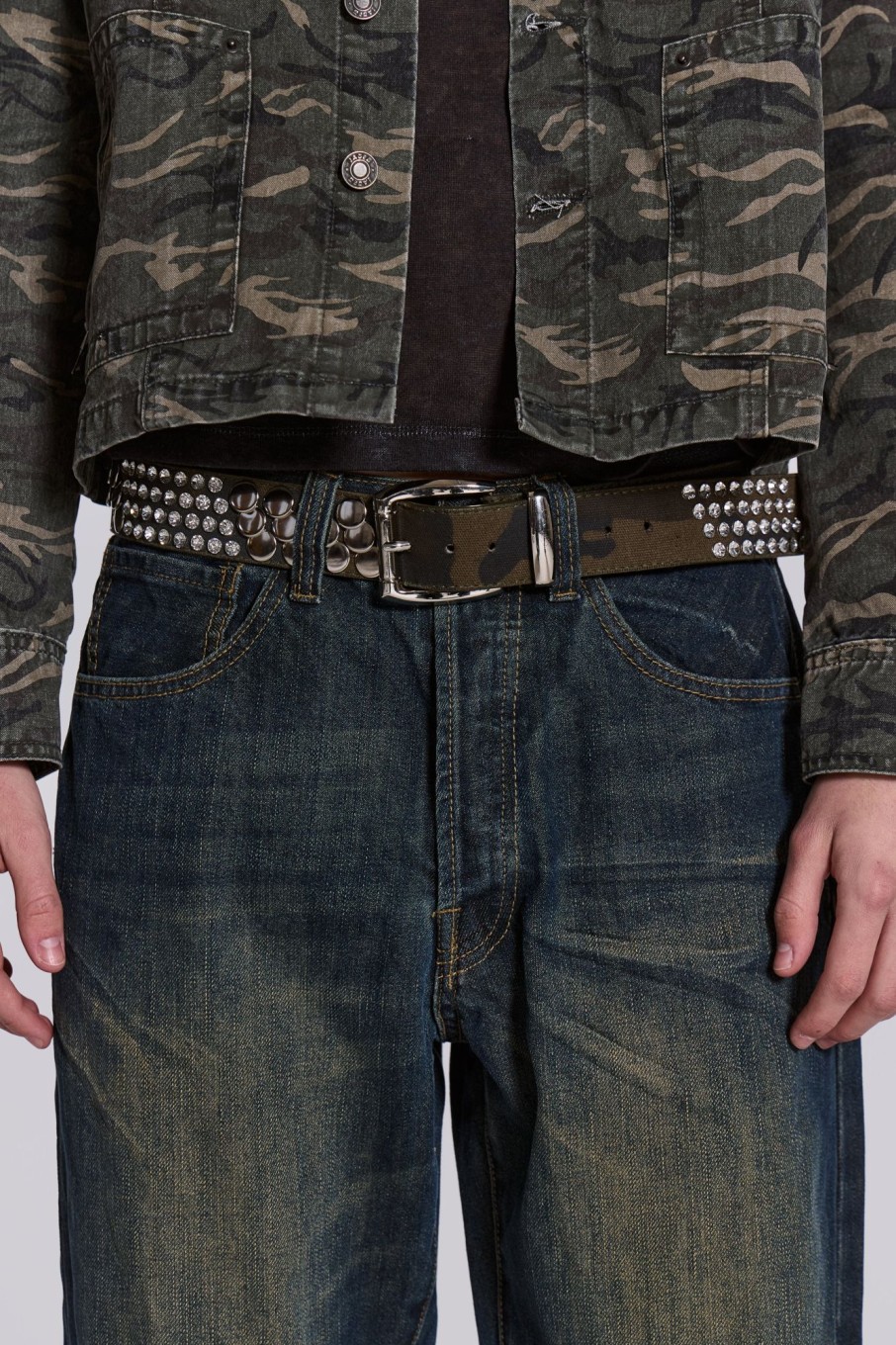 Jaded London Ice Camo Belt | Accessories