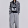 Jaded London Grey Marl Cuffed Monster Jogger | Loungewear