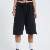 Jaded London Black Parachute Cargo Shorts | Shorts & Jorts