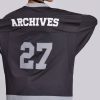 Jaded London Jaded Archive Diamante Football Shirt | Long Sleeve Tops