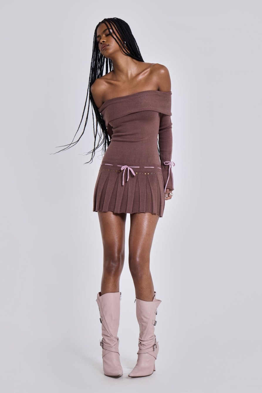 Jaded London Serena Knitted Mini Dress | Knitwear