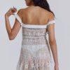 Jaded London Rita Mini Dress In White | Mini Dresses