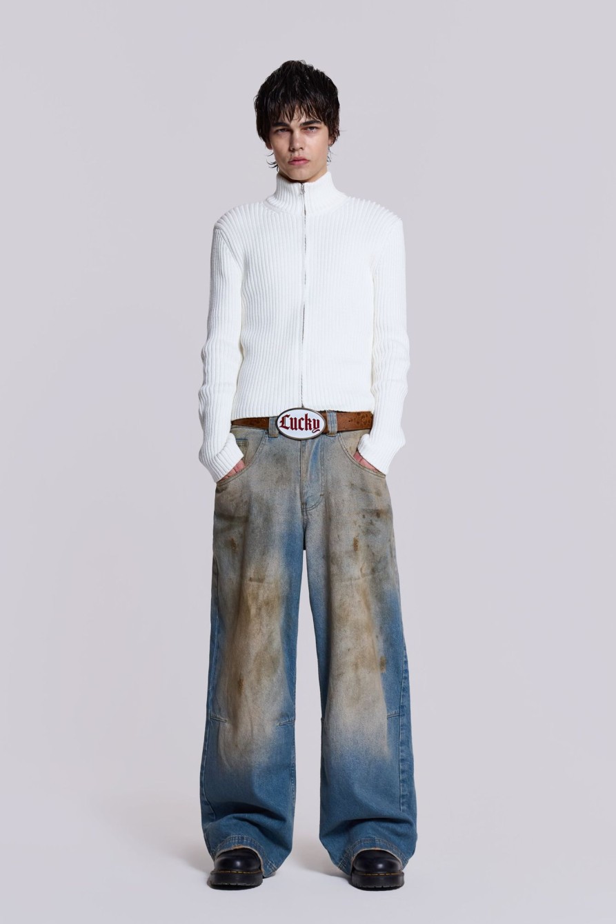 Jaded London Mud Wash Colossus Jeans | Jeans