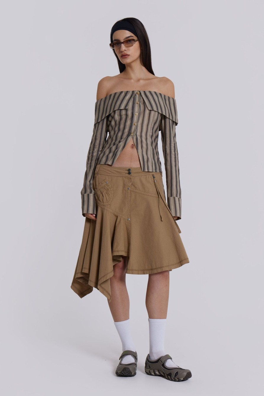 Jaded London Noa Cargo Midi Skirt | Back Soon