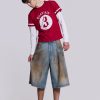 Jaded London Mud Wash Colossus Jorts | Shorts & Jorts