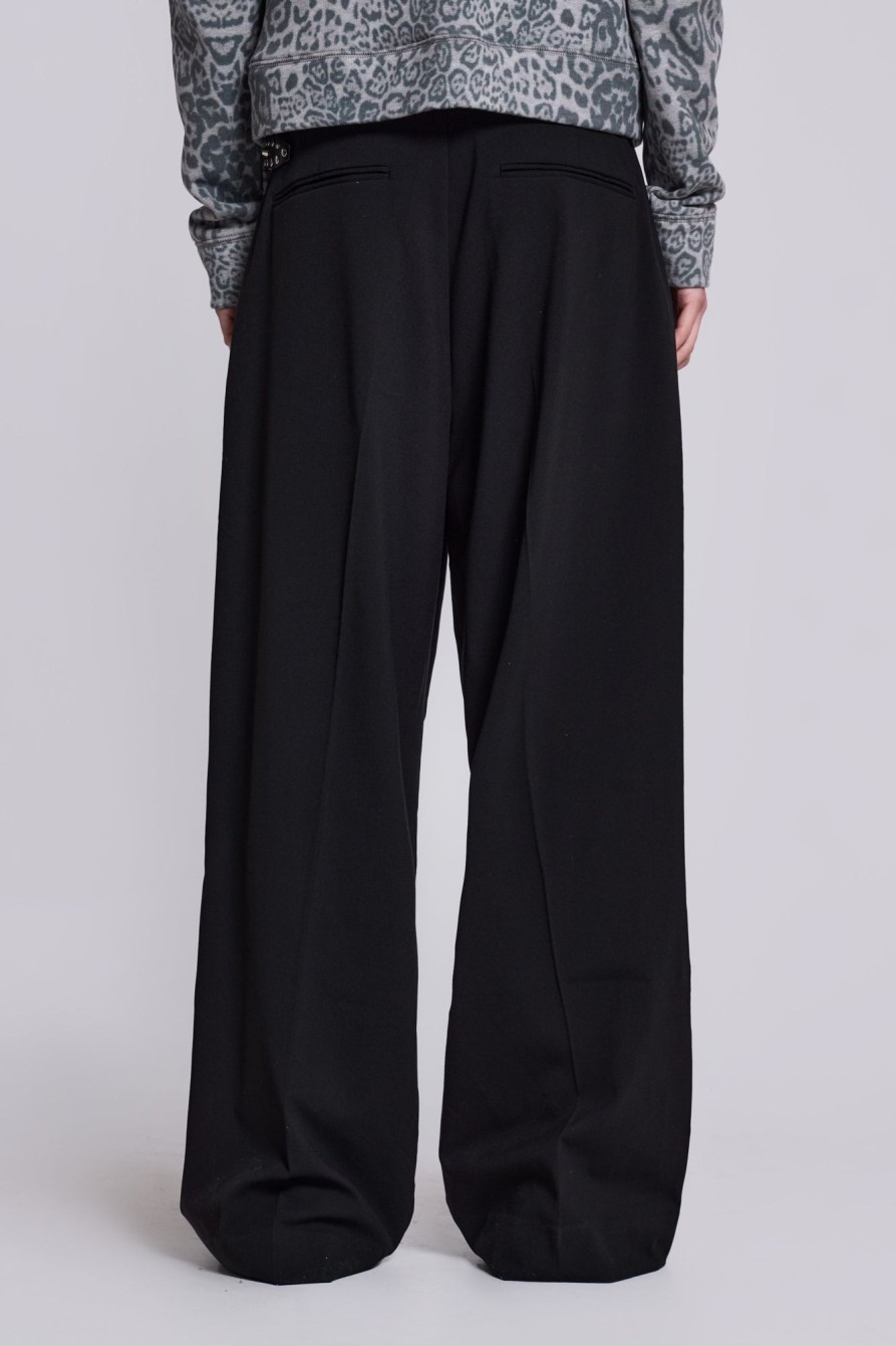 Jaded London Goliath Black Suit Pants | Tailoring