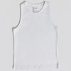 Jaded London Ntrls White Rib Vest | Basics