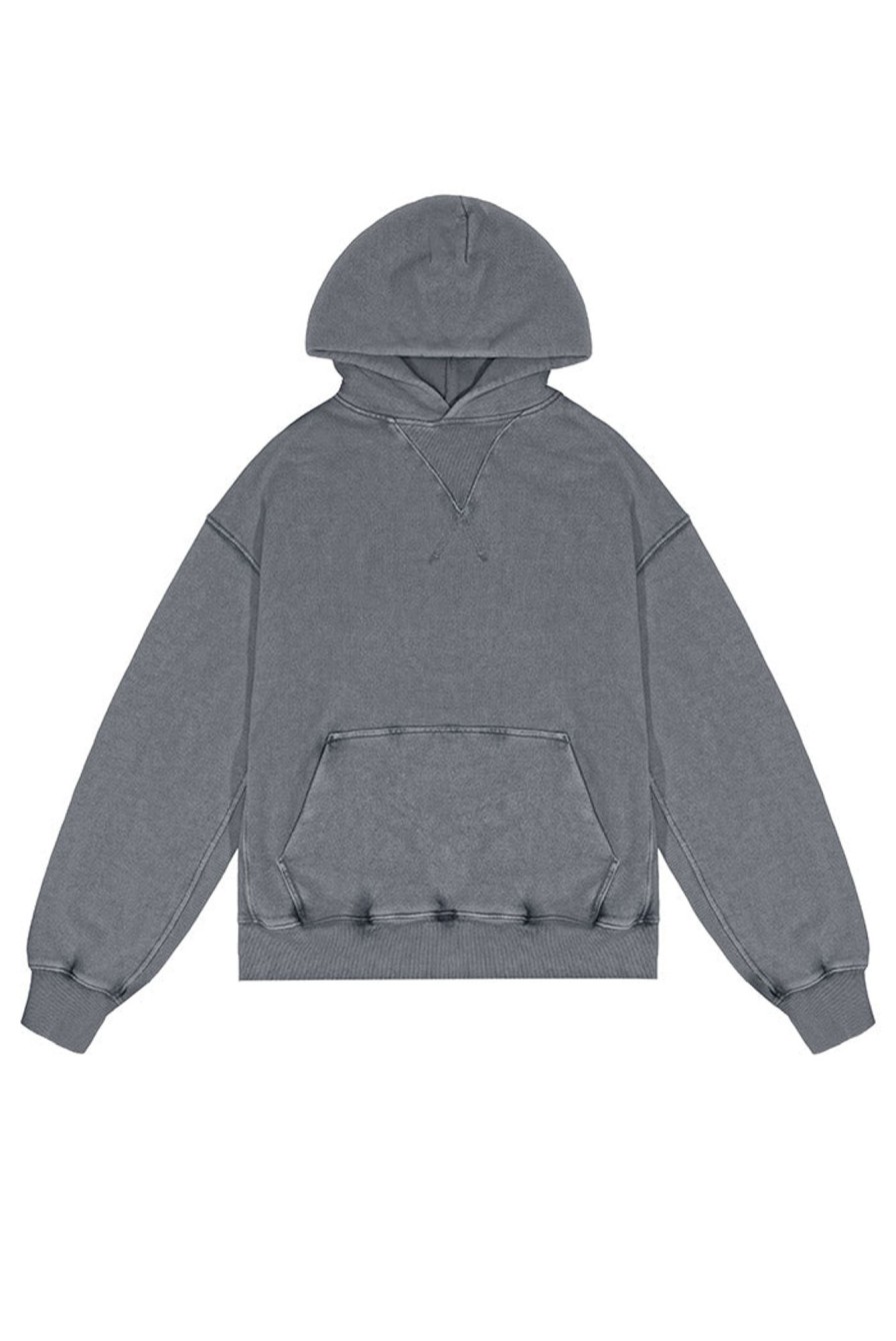 Jaded London Ntrls Chrome Grey Oversized Hoodie | Hoodies & Sweatshirts