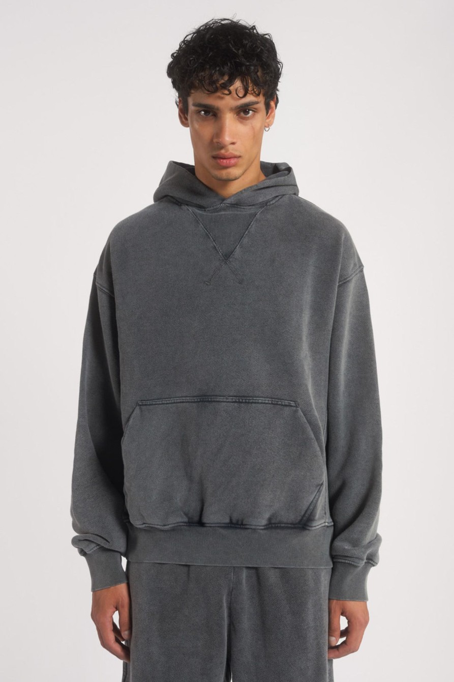 Jaded London Ntrls Chrome Grey Oversized Hoodie | Hoodies & Sweatshirts