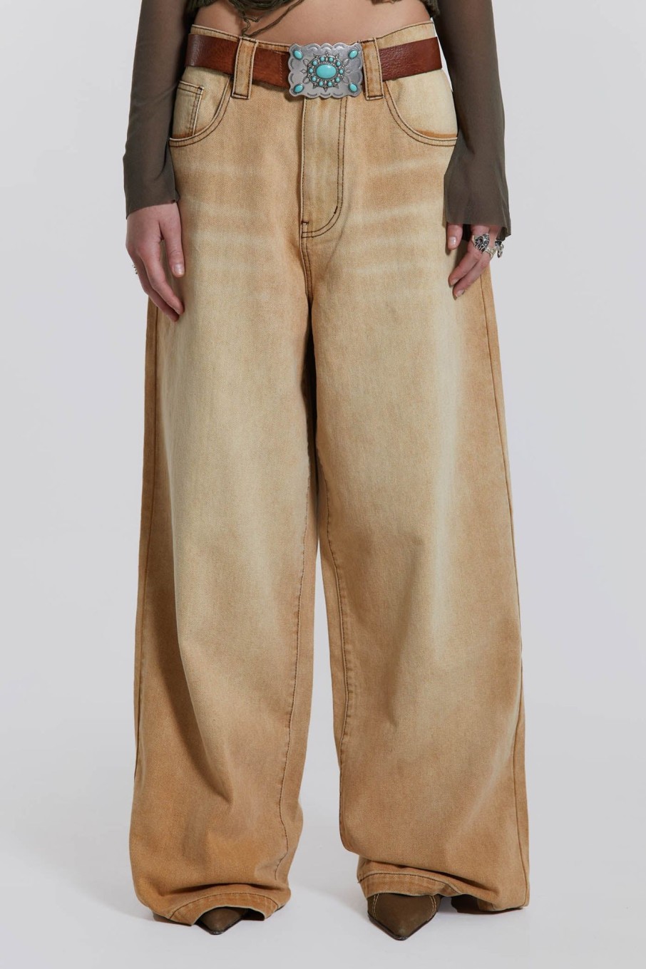 Jaded London Sand Colossus Baggy Jeans | Baggy Jeans