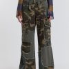 Jaded London Magna Camo Distressed Patchwork Jeans | Baggy Jeans