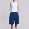 Jaded London Washed Navy Parachute Short | Shorts & Jorts