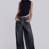 Jaded London Black Ethereal Colossus Jeans | Baggy Jeans