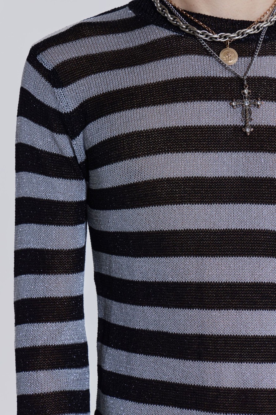 Jaded London Sterling Stripe Knit | Knitwear