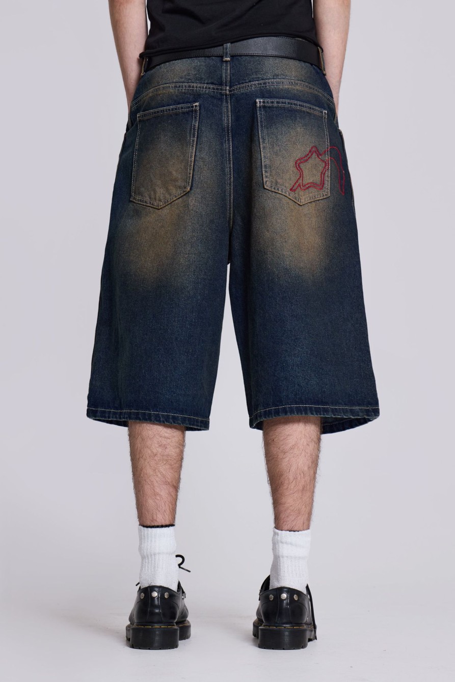 Jaded London Bronx Jumbo Fit Denim Jorts | Shorts & Jorts